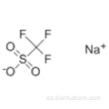 Ácido metanosulfónico, 1,1,1-trifluoro-, sal de sodio (1: 1) CAS 2926-30-9